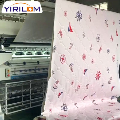 Vải quilting nệm mềm và bền với logo và màu sắc tùy chỉnh