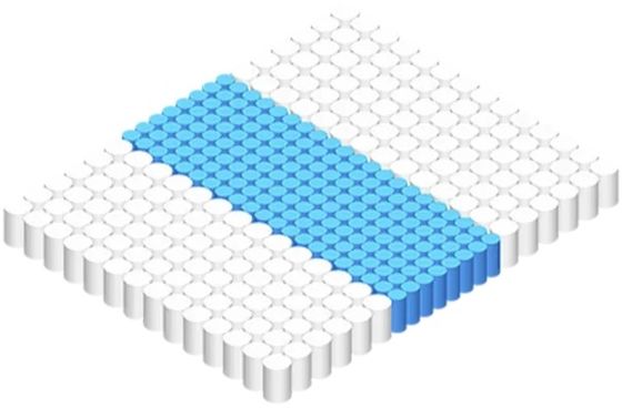 Độ đàn hồi tốt 2.2mm thép dây túi xuân cuộn đơn vị nệm túi bên trong xuân