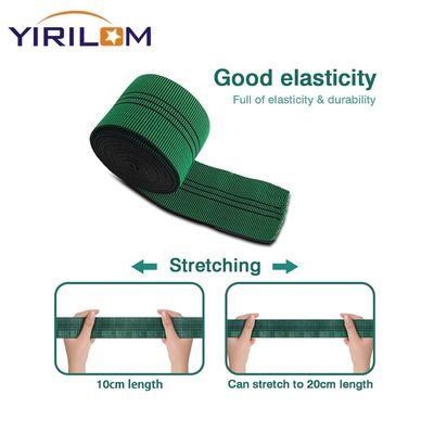 Ống ghế sofa dây chuyền Elastic Latex ghế sửa chữa vật liệu PP & PE đồ nội thất phụ kiện với webbing