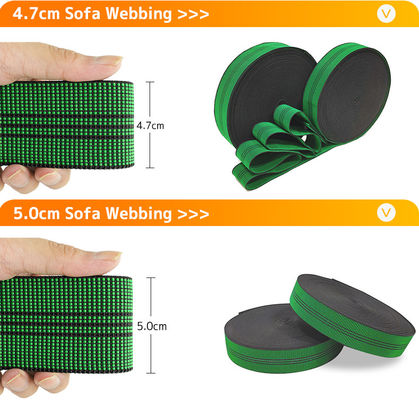 Sofa &amp; Chair Elastic Webbing Latex Band Phục hồi đồ nội thất DIY Đồ đệm sửa đổi ghế sofa Elasbelt làm từ cao su PP PE vật liệu