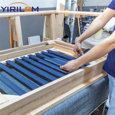 5.0cm chiều rộng Elastic cao su webbing với polyester nylon cho ghế sofa nội thất phụ kiện