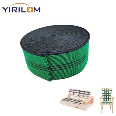Độ dài tùy chỉnh Polypropylene cao su hỗn hợp sofa webbing với 50% kéo dài cho đồ nội thất sử dụng