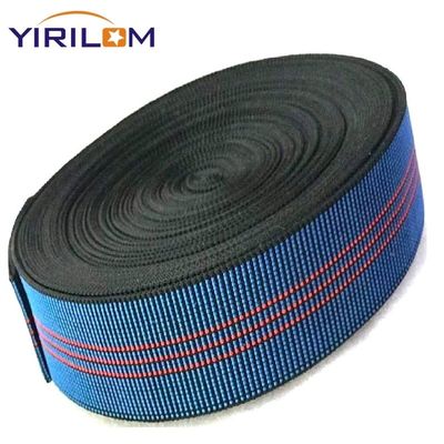 Polypropylene cao su sofa webbing với 50% kéo dài và chiều dài tùy chỉnh để hỗ trợ đồ nội thất