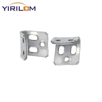 Kẹp lò xo ghế sofa 4 lỗ, một nửa bọc nhựa, bằng kẽm tráng, phụ kiện cố định đồ nội thất cho ghế sofa