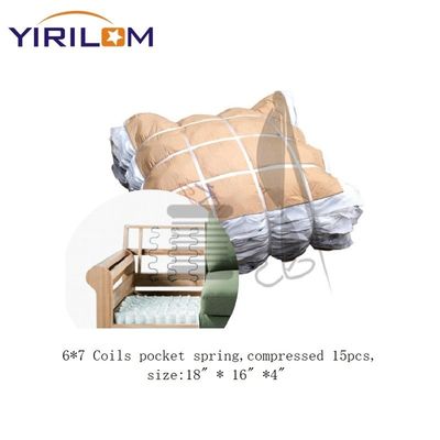 OEM ghế sofa đệm túi cuộn suối với nén hoặc cuộn bao bì