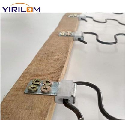 Kẹp lò xo mạ kẽm 4 lỗ bền cho ghế sofa với phần cứng đồ nội thất dày 0.8mm/1.0mm