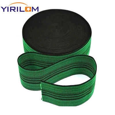 Polyester High Elasticity Sofa Webbing với cao su để sửa đồ nội thất và băng đàn hồi