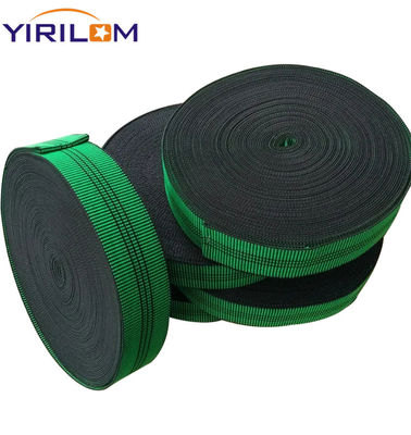 Polyester High Elasticity Sofa Webbing với cao su để sửa đồ nội thất và băng đàn hồi