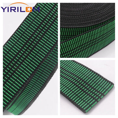 Polyester High Elasticity Sofa Webbing với cao su để sửa đồ nội thất và băng đàn hồi