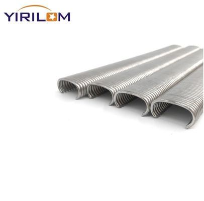 Đan kẽm kết thúc Hog Ring móng với 17/18/19/22mm vương miện và 6000pcs đóng gói cho sản xuất nệm