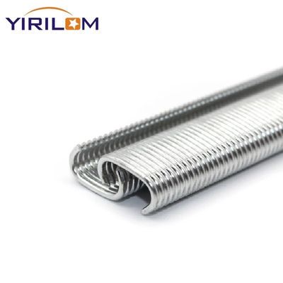 Đan kẽm kết thúc Hog Ring móng với 17/18/19/22mm vương miện và 6000pcs đóng gói cho sản xuất nệm