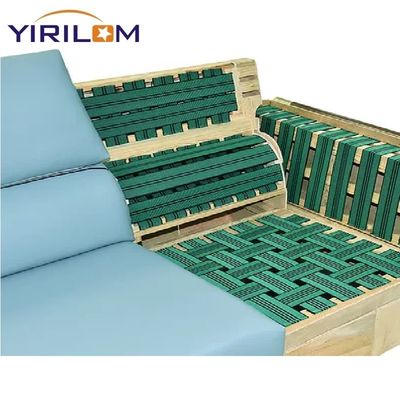 Dây đai ghế sofa đàn hồi cao màu xanh lá cây hoặc vàng tùy chỉnh với khả năng chịu tải 500 lbs cho bọc ghế