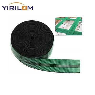 Green High Elasticity Sofa Webbing với 500 lbs trọng lượng dung lượng và nước / dầu / chống vết bẩn cho thảm