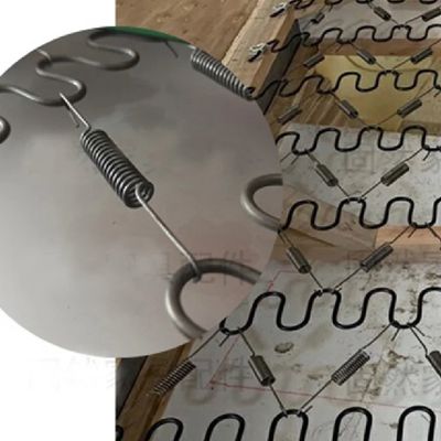 Móc lò xo dây thép carbon cao đường kính 1.5mm, dài 97mm, móc cân bằng để kẹp cố định cho ghế sofa giường