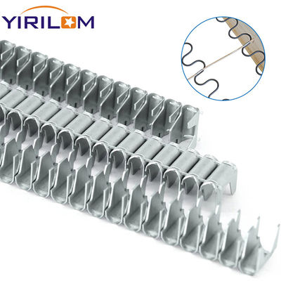 Oem 0.8 mm Độ dày Clip khí nén Ứng dụng phần cứng cho ghế sofa Zigzag Spring Fixation