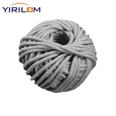 Trung Quốc hàng vật liệu nhà sản xuất Cotton dây thừng tùy chỉnh 3mm dày màu xám tự nhiên thủ công dây thừng bông