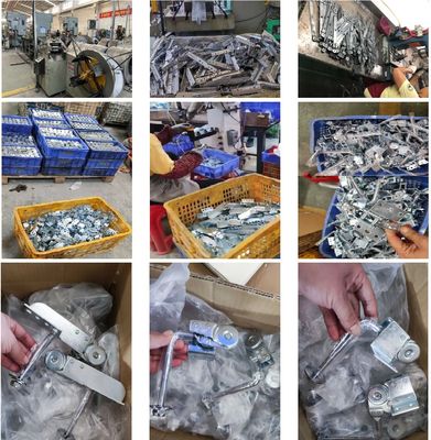 Nhập đồ nội thất bán buôn Sofa Hinge Cơ chế hỗ trợ tay điều chỉnh Bạc sắt Sofa Headrest Hinge