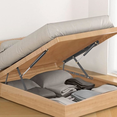 Tùy chỉnh cơ chế nâng giường 600mm Gas Spring Strut Support Hinge Bed Sofa Storage Tiết kiệm không gian
