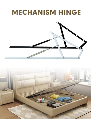 Tùy chỉnh cơ chế nâng giường 600mm Gas Spring Strut Support Hinge Bed Sofa Storage Tiết kiệm không gian