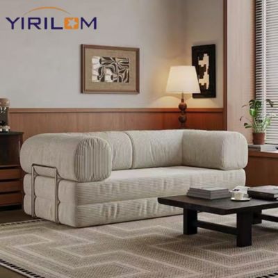Compression Special-Shaped Sofa Phòng khách đơn giản Nhiều người kết hợp Lamb Velvet Sofa