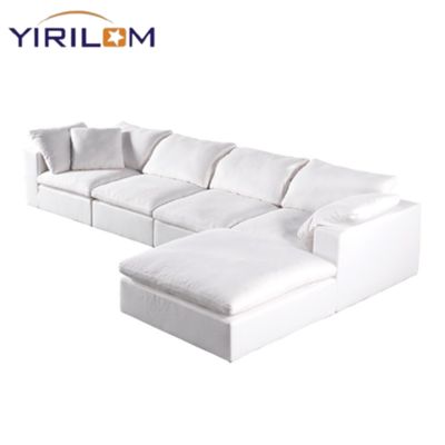 Ghế sofa nén mô-đun Morden Cloud, sofa cong kiểu Bắc Âu, đồ nội thất phòng chờ mô-đun, sofa mô-đun nén sang trọng