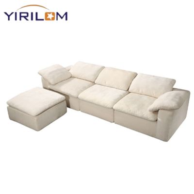 Ghế sofa nén mô-đun Morden Cloud, sofa cong kiểu Bắc Âu, đồ nội thất phòng chờ mô-đun, sofa mô-đun nén sang trọng