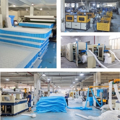 King Size Pocket Spring Mattress Unit 1.8mm Sợi thép 5.5 vòng