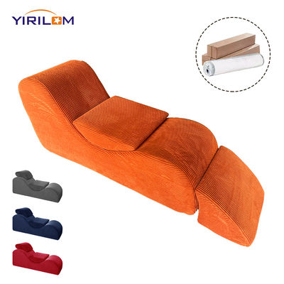 Gói cuộn nén chân không Ghế sofa lười có thể gập lại đơn giản Ghế sofa Tatami giải trí có thể gập lại Phòng khách gia đình Ghế dài có thể thu vào