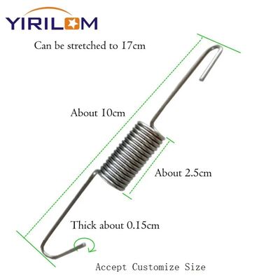 Móc cân bằng dây thép cacbon cao với đường kính 1.5mm và chiều dài 97mm để cố định lò xo ziczac