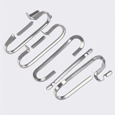 Clip dây thép thép U hình kẽm galvanized hạng nặng cho sửa chữa thảm và mùa xuân