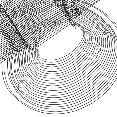 Lò xo zích zắc dây thép cacbon cao 13 Gauge, cao 50mm dùng làm khung đỡ ghế sofa