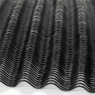 Lò xo zích zắc mạ điện đen 4-8 vòng, chiều dài tùy chỉnh cho hỗ trợ ghế sofa