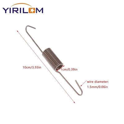 Móc cân bằng dây thép 1.5mm với kẹp cố định lò xo, mạ kẽm chống gỉ cho lò xo ziczac dài 97mm