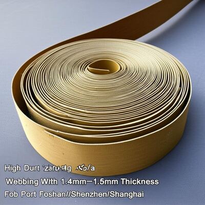 High Durability Sofa Webbing với độ dày 1,4mm-1.5mm và Polypropylene + Vật liệu cao su để chống ẩm, tia UV, hóa chất