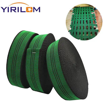 Giá tốt 4.7cm chiều rộng ghế sofa Elastic Webbing với Polypropylene cao su hỗn hợp và 50% kéo dài cho thảm trực tuyến