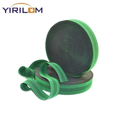 High Tenacity Sofa Webbing với 50% Stretch Polypropylene + Rubber Elastic Band 1.5mm Thickness