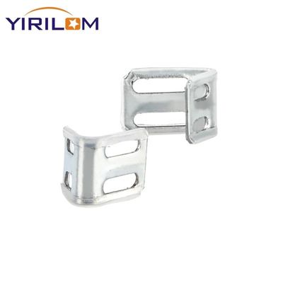 Kẹp lò xo bọc nhựa một nửa 4 lỗ mạ kẽm cho phần cứng đồ nội thất sofa