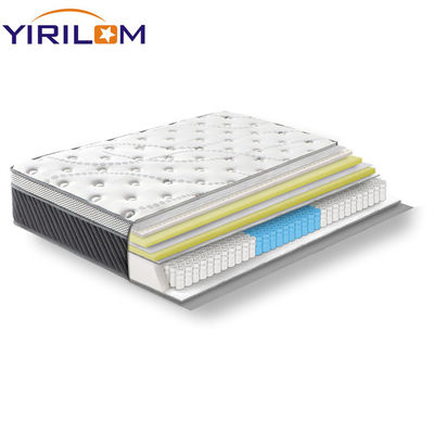 Giá tốt 3 Vùng Nệm Lò Xo Túi Cao 4 Inch với Dây Thép Carbon Cao cho Hỗ Trợ Công Thái Học trực tuyến
