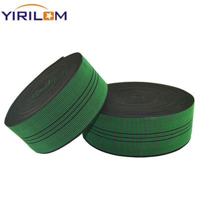 Polypropylene cao su sofa webbing với 50% độ kéo dài và chống nhiệt độ cao để hỗ trợ đồ nội thất