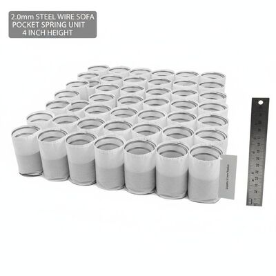 2.0mm Dây Thép Lò xo Túi Nâng Đỡ Thoải Mái 4'' Chiều Cao Cho Ghế Sofa
