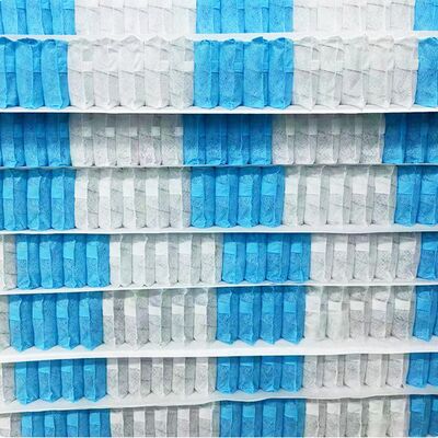 Lò xo túi độc lập tùy chỉnh theo vùng với dây thép carbon cao và vỏ vải không dệt cho nệm