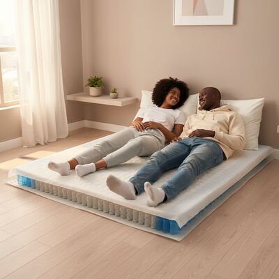 5 Khu vực Pocket Spring Unit với dây thép carbon cao để hỗ trợ nệm và ghế sofa tùy chỉnh