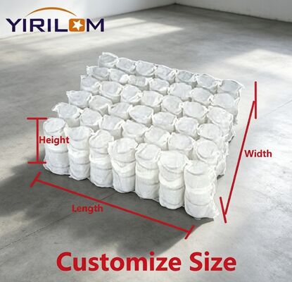 Foshan Factory Direct 20x20x4 Inch High Carbon Steel Wire Sofa Pocket Spring for Manufacturers with Customizable Size and Reduced Motion Transfer