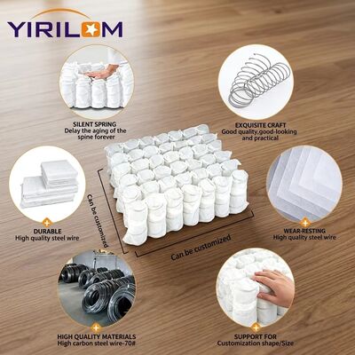 Đơn vị lò xo túi độc lập mini trực tiếp từ Phật Sơn cho đệm tay vịn và lõi đệm ghế sofa