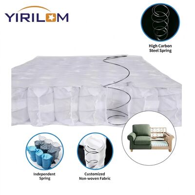 80gm thở không dệt ghế sofa túi xuân với 1.8mm độc lập cuộn lõi và cao carbon thép dây