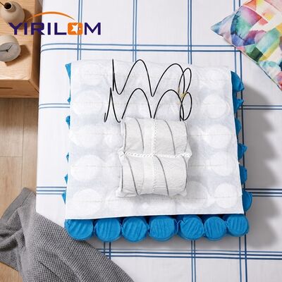 Lò xo túi bằng thép dày 1.8mm bán buôn với vải không dệt cho đệm sofa và nệm kích thước tùy chỉnh