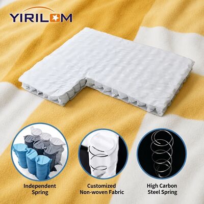 Đơn vị lò xo túi vải không dệt cao cấp 70gsm với dây thép 1.0mm-2.3mm cho đệm ghế sofa tùy chỉnh