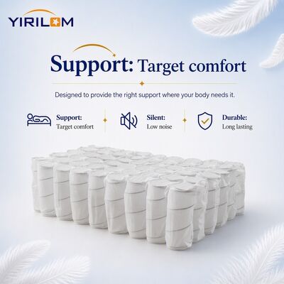 Đơn vị lò xo túi sofa đóng gói cuộn nén bán buôn với dây thép carbon cao cho hỗ trợ độc lập