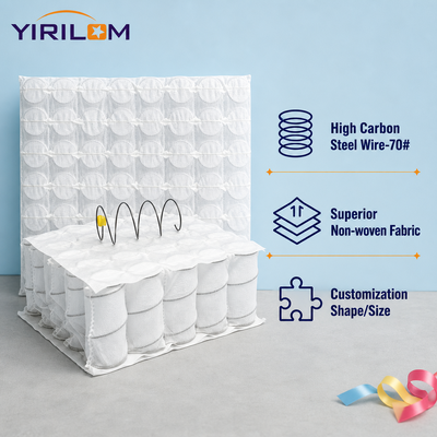 Cao Carbon Steel Wire Non-Woven Fabric Cover Sofa Pocket Spring Unit 6-25cm Chiều cao cho gối ghế sofa