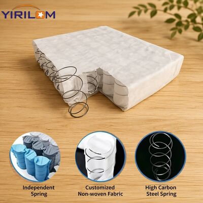 Soft Touch Non-woven Fabric Pocket Coil Spring với 2.0mm Steel Wire cho gối ghế sofa tùy chỉnh